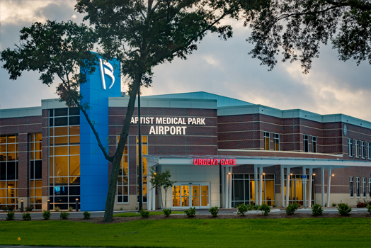 Baptist Medical Park - Airport front entrance