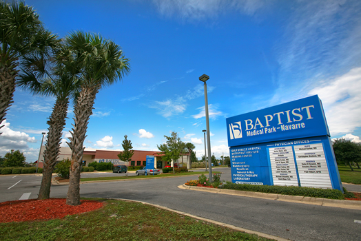 Baptist Medical Park Navarre front entrance