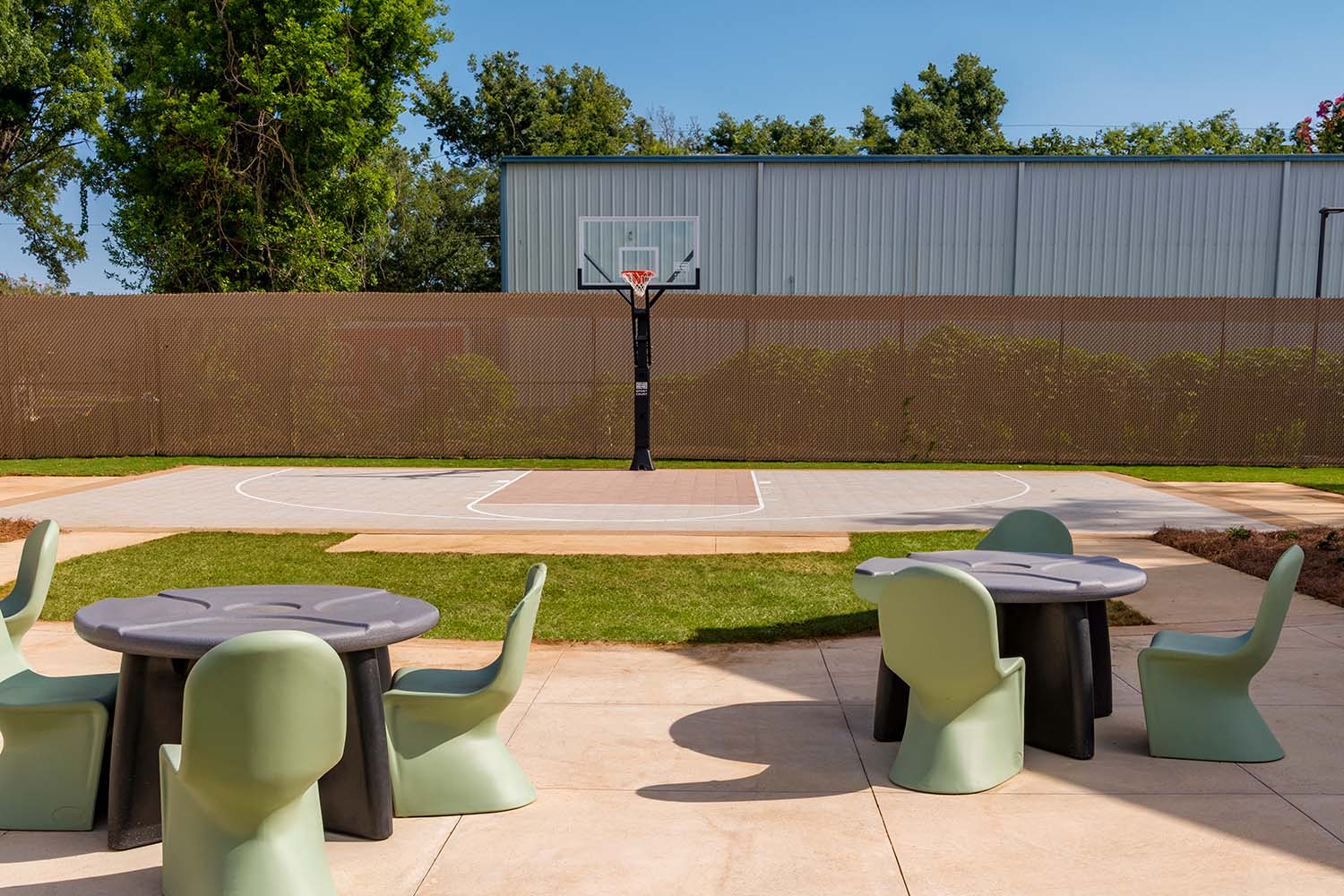 Basketball Hoop at the Behavioral Health Unit