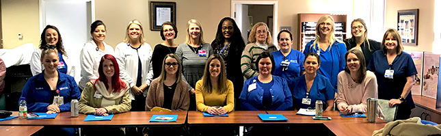 Baptist Health Care nurses on the nursing peer review board